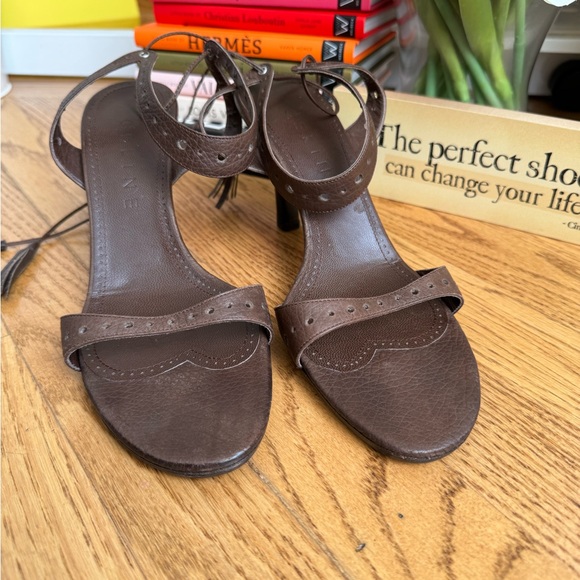Celine Brown Leather Sandals - Size 39 made in Italy - Picture 7 of 13